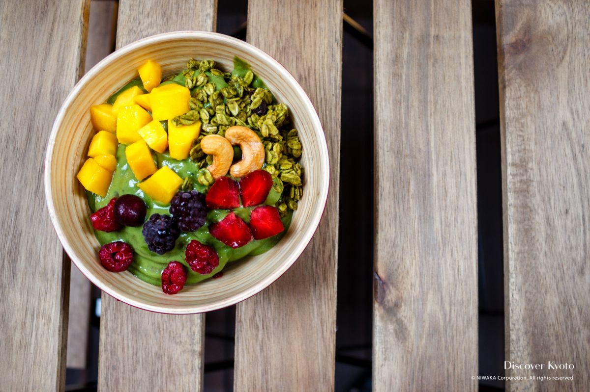 Green Tea in Kyoto Matcha Granola Bowl