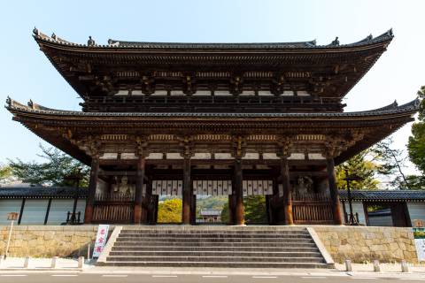 Niōmon Gate at Ninna-ji.