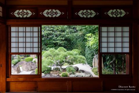 Gokonomiya Shrine Enshu Garden Frame