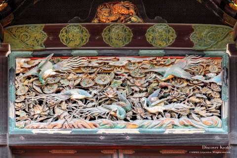 Woodcarvings at Nijō Castle.