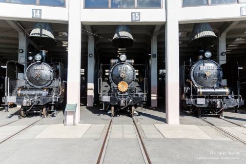 Kyoto Railway Museum Steam Train Lineup