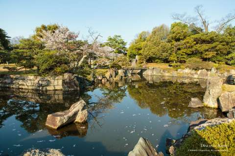 Ninomaru garden pond at Nijō Castle.