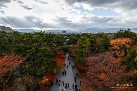 View from Sanmon Gate at Nanzen-ji.