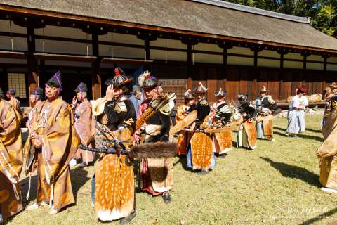 Mounted archery rituals, like the Kasagake Shinji at Kamigamo Shrine, can be traced back to the reign of Emperor Kinmei (531-572 AD).