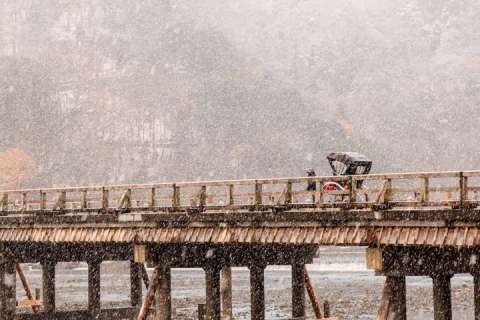 Togetsukyo bridge in WInter