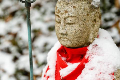 Jingo-ji Snow Jizo