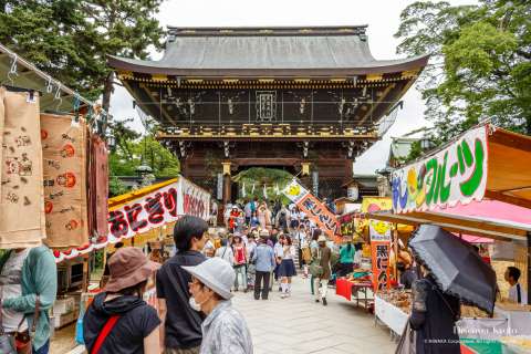 Market at Kitano Tenmangū.