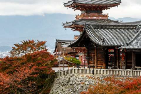 Autumn at Kiyomizu-dera.