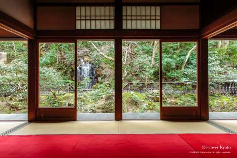 The tearoom at Nanzen-ji Temple.