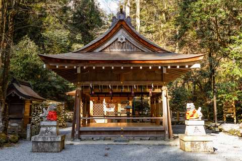 Okunomiya inner shrine at Kifune.