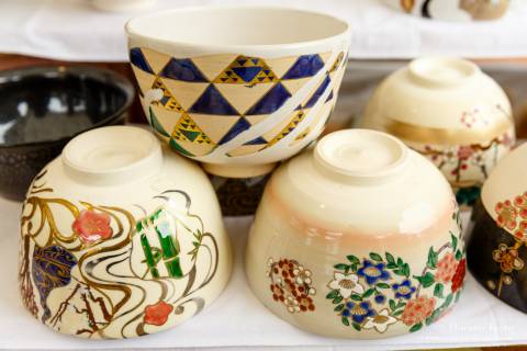 Kiyomizuyaki no Sato Matsuri ceramics pottery Nonomura Ninsei tea bowl