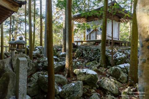 The Maō-den inner sanctuary in Kurama.