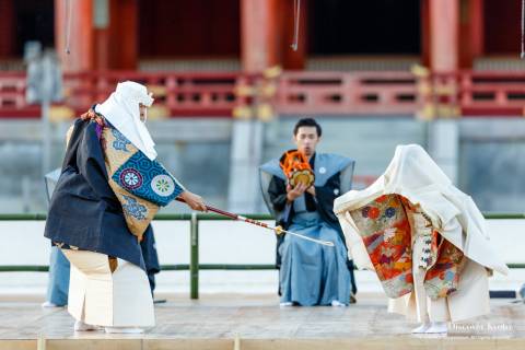 Takigi Noh 2018 Hashi Benkei