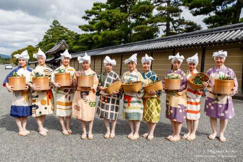 Katsura-me participants from the 2014 Jidai Matsuri at Heian Shrine.