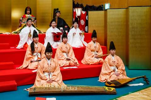 The Hitobina at Hiina Matsuri at Ichihime Shrine.