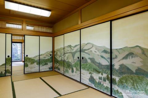 Shobo-ji fusuma screens painted