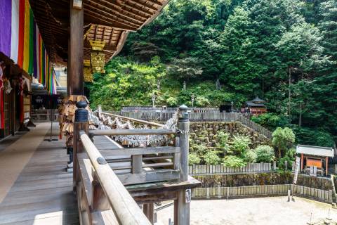 Tanukidani-san Fudō-in Stage Side