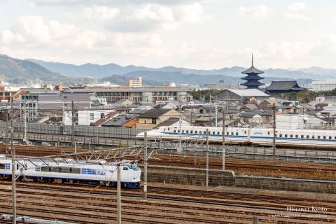 Kyoto Railway Museum Terrace View